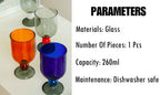 Gumballs Wine Glass - Eclectic Whimsical Coloured Cocktail Glasses