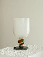 Gumballs Wine Glass - Eclectic Whimsical Coloured Cocktail Glasses