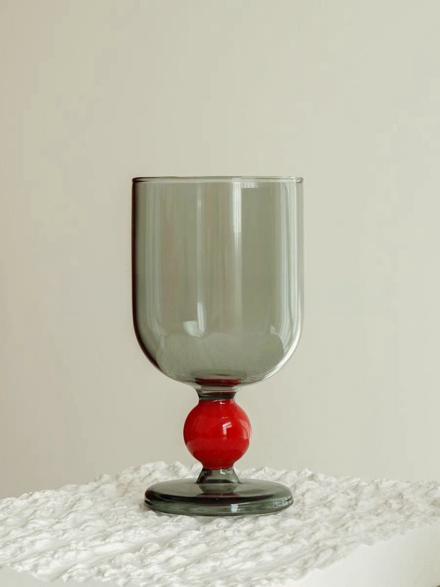 Gumballs Wine Glass - Eclectic Whimsical Coloured Cocktail Glasses