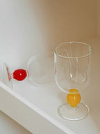 Gumballs Wine Glass - Eclectic Whimsical Coloured Cocktail Glasses