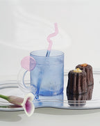 Hand Blown Lollipop Mugs - Whimsical Eclectic Dopamine Drinking
