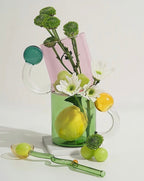 Hand Blown Lollipop Mugs - Whimsical Eclectic Dopamine Drinking