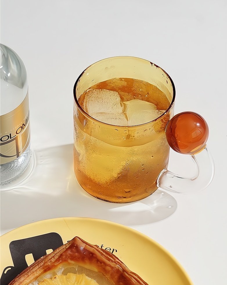 Hand Blown Lollipop Mugs - Whimsical Eclectic Dopamine Drinking