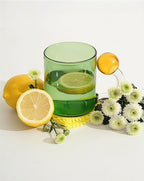 Hand Blown Lollipop Mugs - Whimsical Eclectic Dopamine Drinking