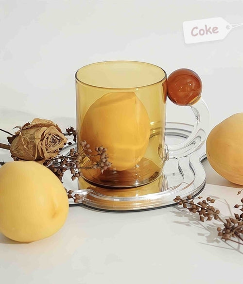 Hand Blown Lollipop Mugs - Whimsical Eclectic Dopamine Drinking